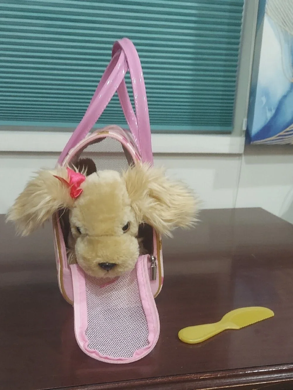 ❤️ Pucci Pups Cocker Spaniel Pink Crown Glam Bag Set